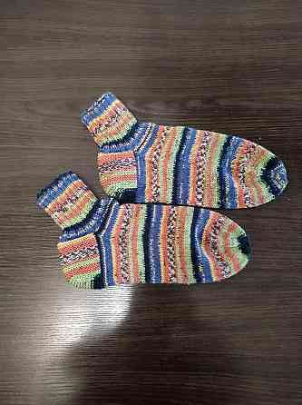 Носки тёплые, вязаные, ручная работа, топ Крохатушка одяг Киев