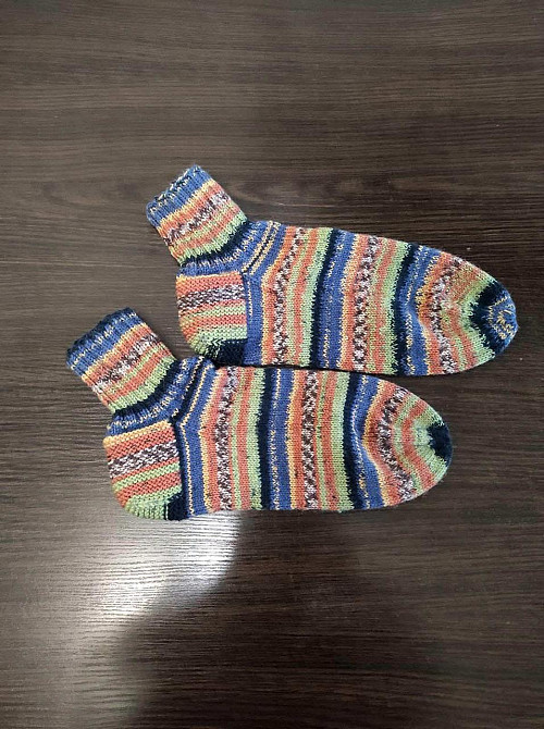 Носки тёплые, вязаные, ручная работа, топ Крохатушка одяг Киев - изображение 2