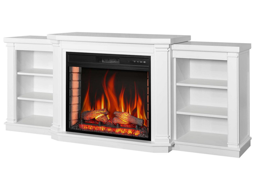 Каминокомплект ArtiFlame Parliament AF28S белый с обогревом и звуком горения Львов - изображение 5