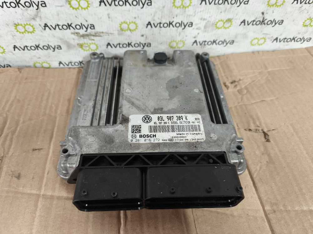 Блок керування двигуном VW T5 2.0 tdi 2010-2015 (03L907309K) Ковель - фото 1