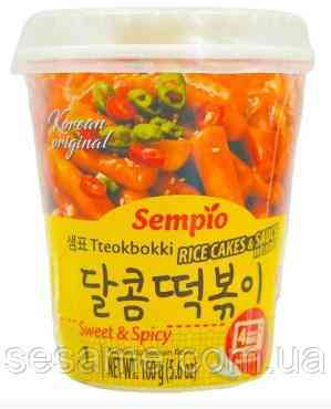 Токпокки в стаканчике сладко-острые Sweet&Spicy Sempio 160 г (Корея) Харьков