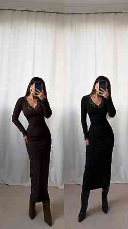 Жіноча романтична елегантна міді сукня і з мереживом віскоза Одеса