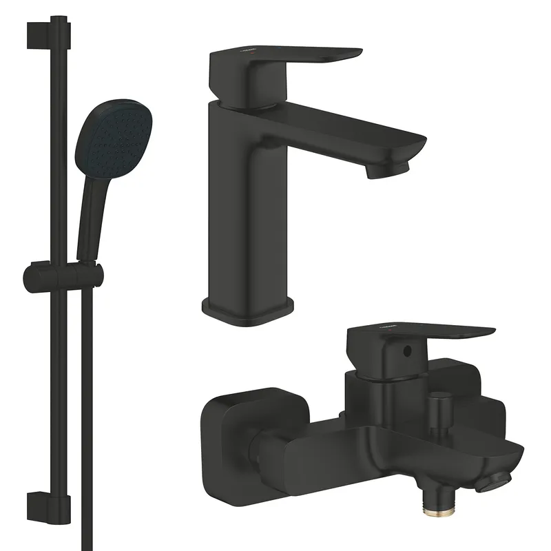 Набір змішувачів для ванни Grohe Cubeo (UA125246M243) Київ - фото 1