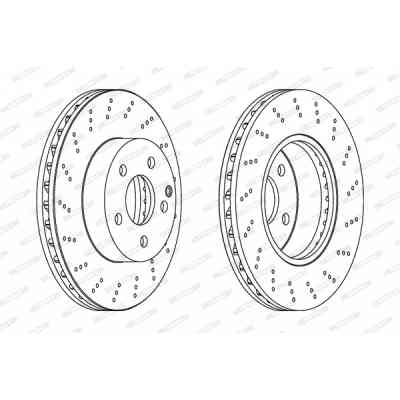 Гальмівний диск FERODO DDF1693C Вінниця
