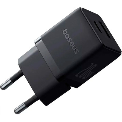 Зарядний пристрій Baseus Palm Fast Charger C+U 20W black (P10111608113-00) Вінниця - фото 4