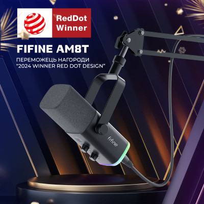 Микрофон Fifine AM8T USB Black (AM8T) Винница - изображение 10