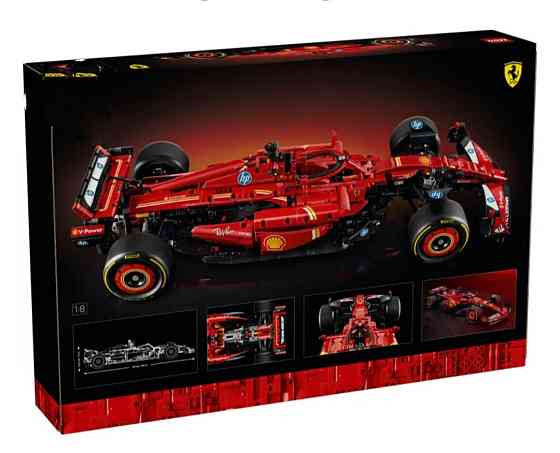 Конструктор Ferrari SF-24 F1 Болід Формули 1 🚀 Спортивна Машина Феррарі в Коробці Київ