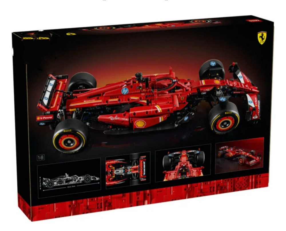 Конструктор Ferrari SF-24 F1 Болід Формули 1 🚀 Спортивна Машина Феррарі в Коробці Київ - фото 3