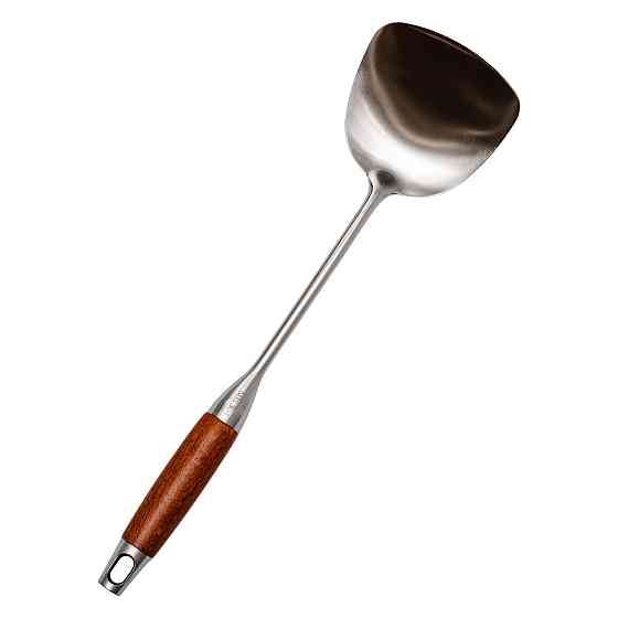 Лопатка кухонна для сковороди 38 (см) з нержавіючої сталі HP-8-44 Коломия