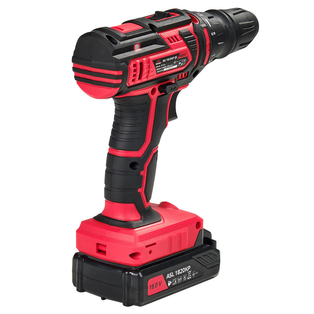 Дриль-шурупокрут акумуляторний Vitals AU 18/2KP QC Харків - фото 7