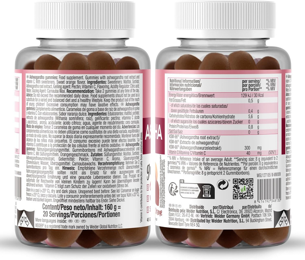 Ashwagandha 40 gummies (Orange) Луцьк - фото 2