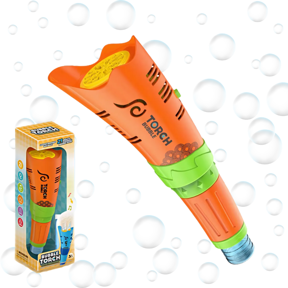 Генератор мильних бульбашок, акумуляторний пістолет для мильних бульбашок для дітей з підсвічуванням помаранчевий Кам'янець-Подільський - фото 4