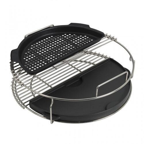 Вставка жаровня перфорована сталева напівкр. XL Big Green Egg 121240 Код: 006894 Рівне - фото 2