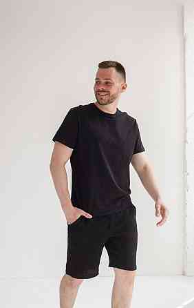 Мужские шорты муслиновые Черые S Харьков