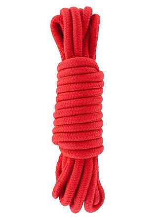 Мотузка для БДСМ BONDAGE ROPE 5 METER RED Sex Aura Київ