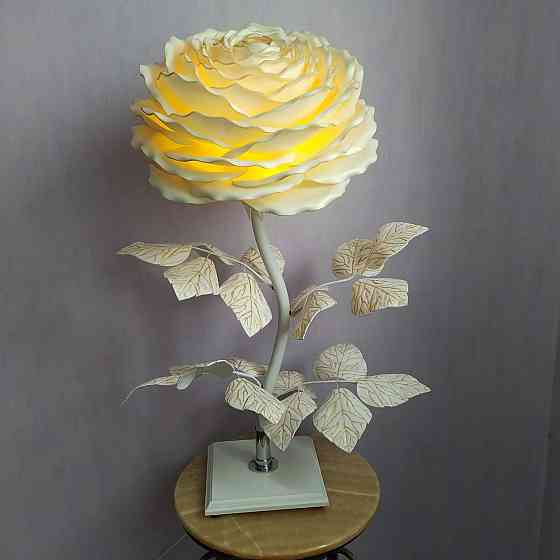 Міні-торшер_Троянда шампань Дніпро