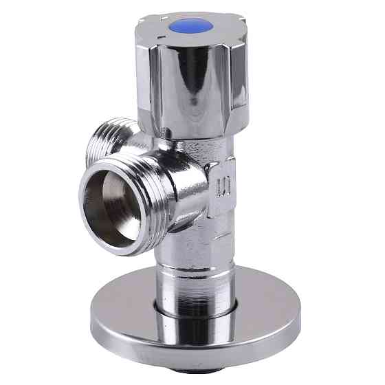 Кран кульовий кутовий подвійний SELBA 1/2″х 1/2″х3/4″ DOUBLE (SL1599) Луцк