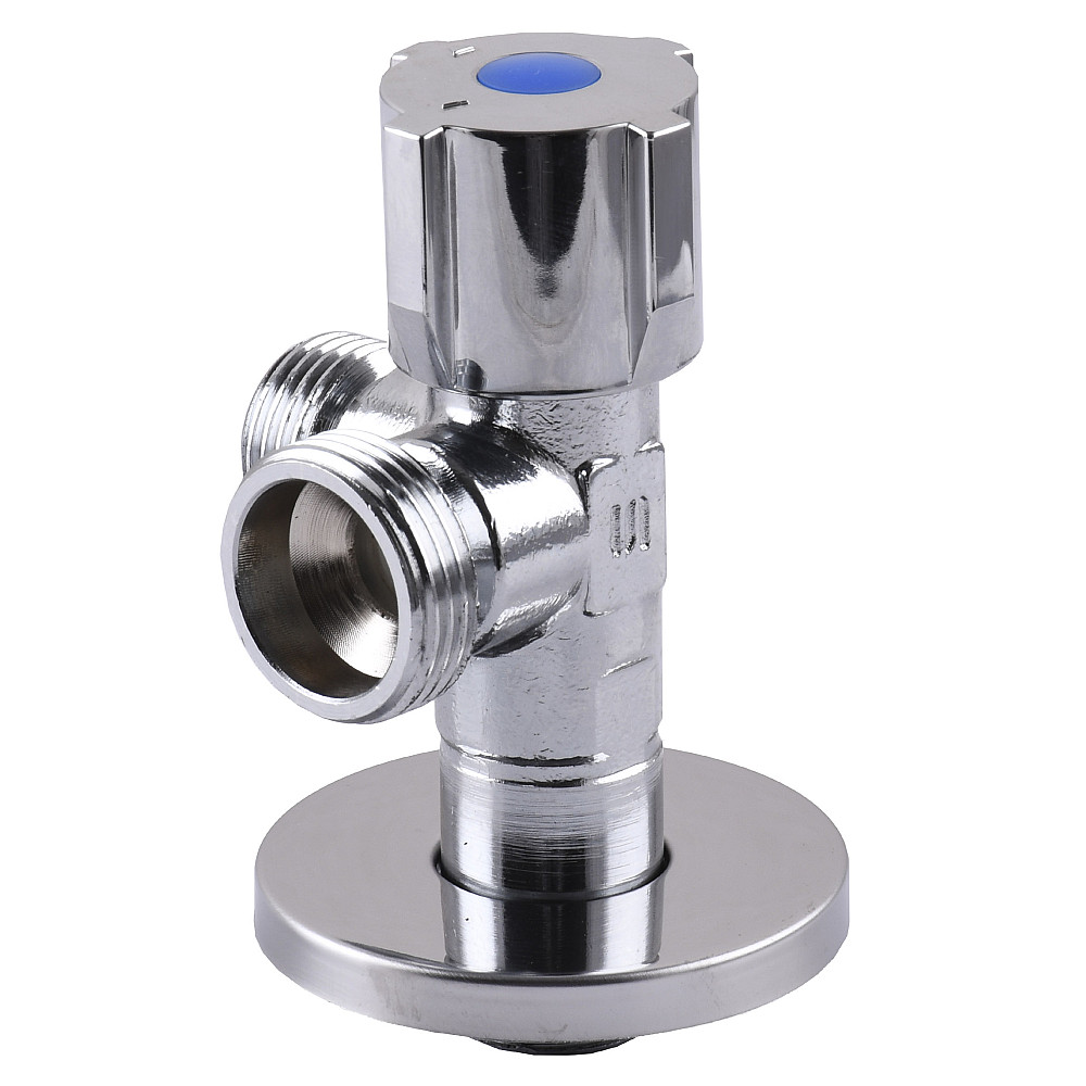 Кран кульовий кутовий подвійний SELBA 1/2″х 1/2″х3/4″ DOUBLE (SL1599) Луцк - изображение 2