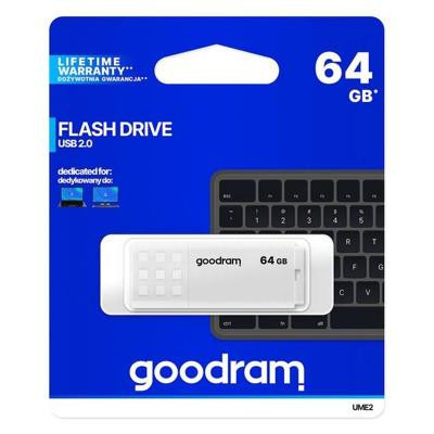 USB флеш накопичувач Goodram 64GB UME2 White USB 2.0 (UME2-0640W0R11) Вінниця - фото 3