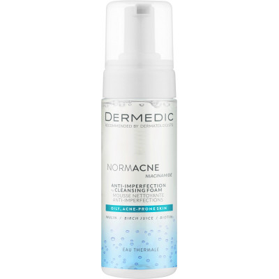 Пінка для вмивання Dermedic Normacne Anti-Imperfection Cleansing Foam Для проблемної шкіри 170 мл (5901643177515) Вінниця - фото 1