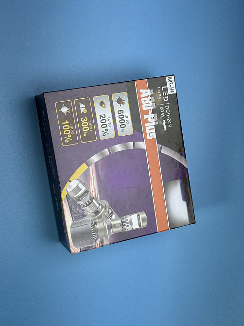 Світлодіодні лінзи Bi-LED EA Light X Y9 H4 Mini Lens 1.4" 6000k 11000lm 80w/SET 12-24v Харків - фото 5