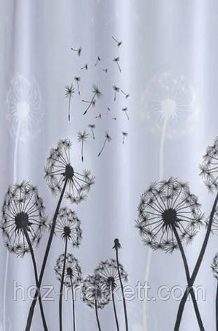 Тканинна шторка для душу Тропік 180 х 200 см Туреччина кульбаба Харків - фото 6