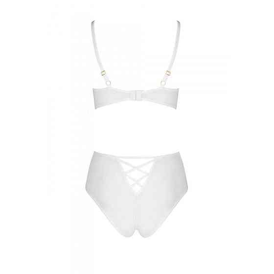 Эротический комплект с рисунком Passion LOVELIA BIKINI XXL/XXXL, white Sex Aura Киев