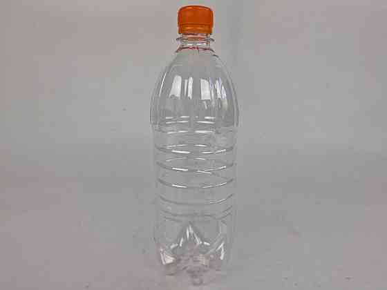 Пластикова пляшка ПЕТ 1,0 л, Ø28 прозора з кришкою (108 шт.) Харків