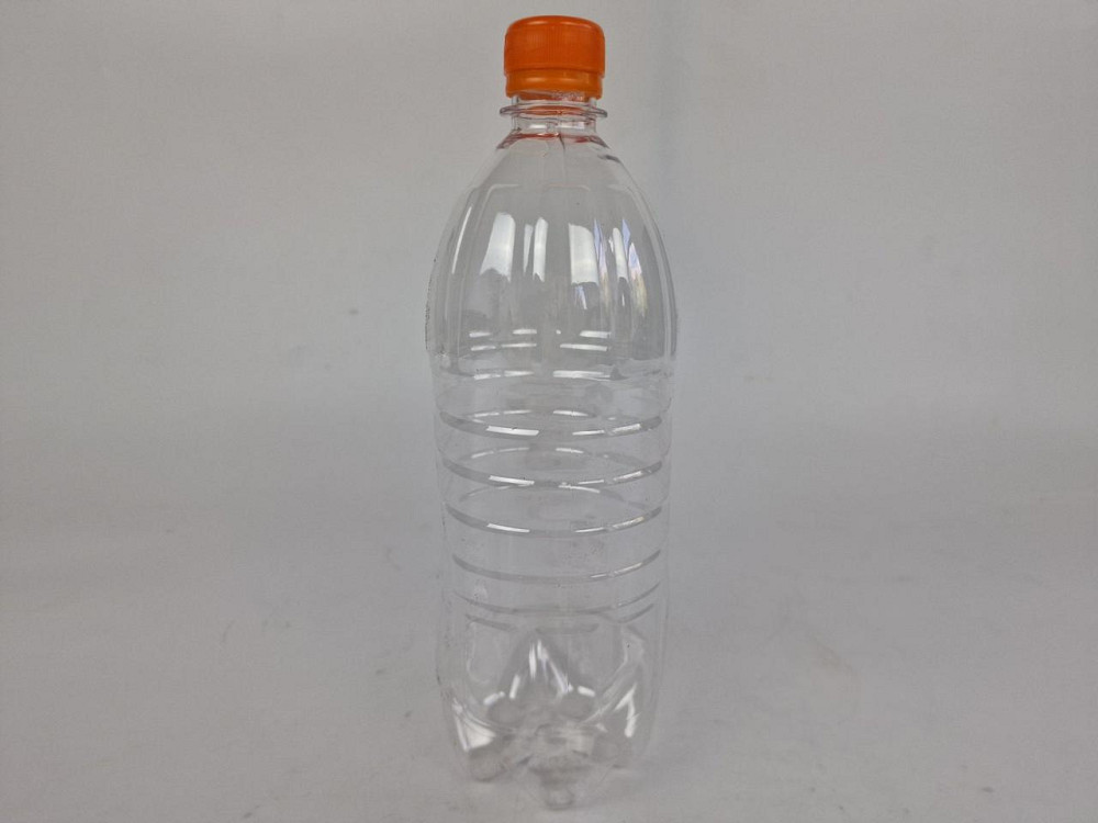 Пластиковая бутылка  ПЭТ 1,0 л, Ø28 прозрачная с крышкой  (108 шт) Харьков - изображение 1