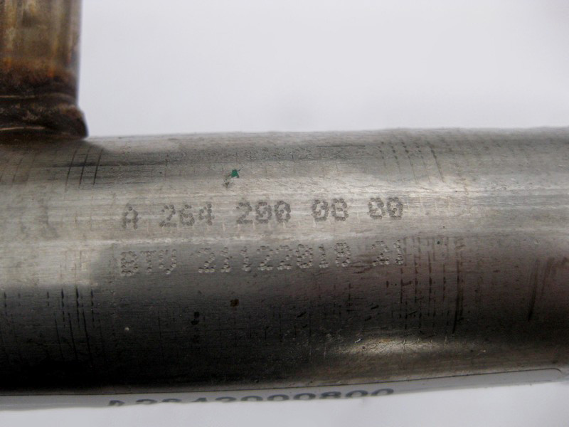 Mercedes-Benz  A2642000800 Сталева трубка ОЖ на двигуні праворуч для двигуна M264 R4 1.5 2.0л C-Class W205 E-Class Coupe C238 Одеса - фото 3