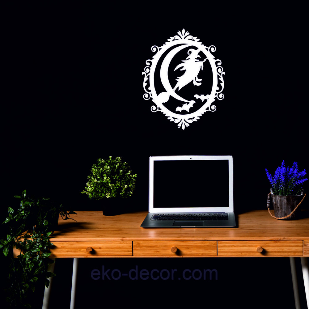 Декоративне настінне Панно «Ведьма», Декор на стіну 90*74 см, Білий Київ - фото 7