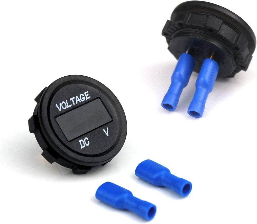 Вольтметр цифровий A27G автомобільний врізний, зелена підсвітка 12-24V Харьков - изображение 3