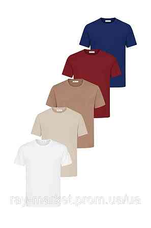 Набор базовых футболок Ray Premium Fit мужские 5 шт, цвет комбинированный (U0102-5PACK1) Киев