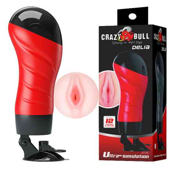 Мастурбатор - Crazy Bull Delia Vibrating Vagina Sex Aura Київ