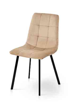 Стілець Ментос чорний/ велюр бежевий Київ