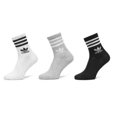 Шкарпетки Adidas Crew Sock 3str IL5023 білий сірий, чорний S (37-39) (4066762038404) Вінниця