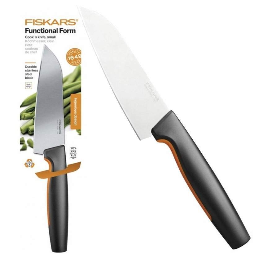 Поварской Нож кухонный малый 13 см для нарезки Fiskars 