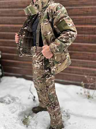 Зимний костюм Softshell тактический с мембраной на -20, Мультикам, размер XXL, костюм софтшелл зима для военных Solmir Киев