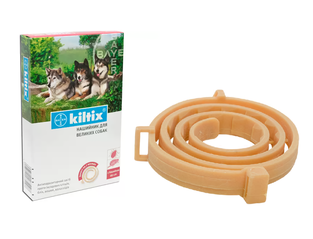 Килтикс ошейник от блох и клещей для больших пород собак 66 см Elanco Киев - изображение 1