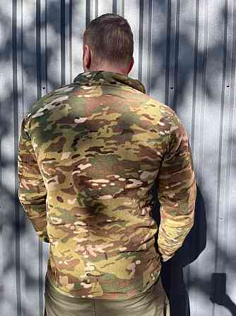 Армейская флисовая кофта на молнии (Мультикам) XL Винница