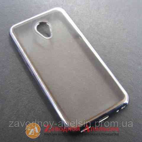 Meizu M5 чехол Electroplating gray Одесса