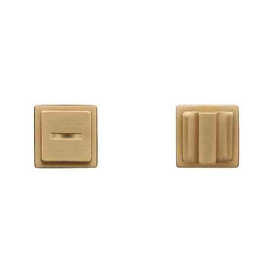 Сантехнічний фіксатор Gavrohe X1 – WC GoldSB  (накладка на двері санвузла з поворотником) Сатинове золото Київ