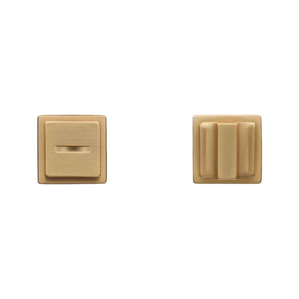 Сантехнічний фіксатор Gavrohe X1 – WC GoldSB  (накладка на двері санвузла з поворотником) Сатинове золото Київ - фото 1