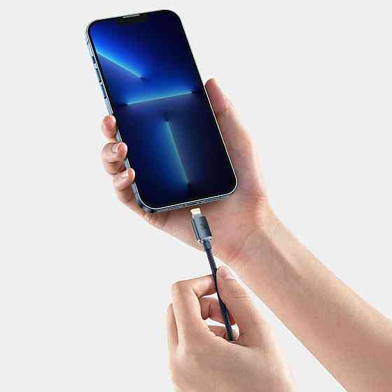 Кабель Baseus Crystal Shine Series Fast Charging Data Cable Type-C to iP 20W 1.2m Black Киев