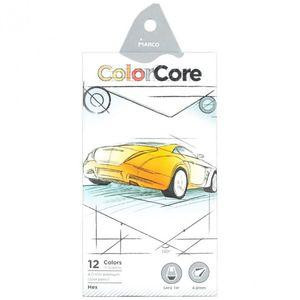 Олівці кольорові "Marco" "ColoCore" 12кол. 3000-12CB-A шестигранні 4.0мм (new), шт Київ - фото 1