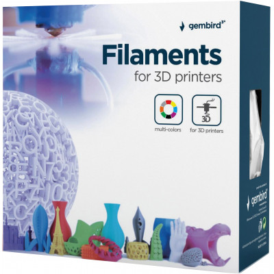 Пластик для 3D-принтера Gembird PLA, 1.75 мм, 1кг, transparent (3DP-PLA1.75-01-TR) Вінниця - фото 2