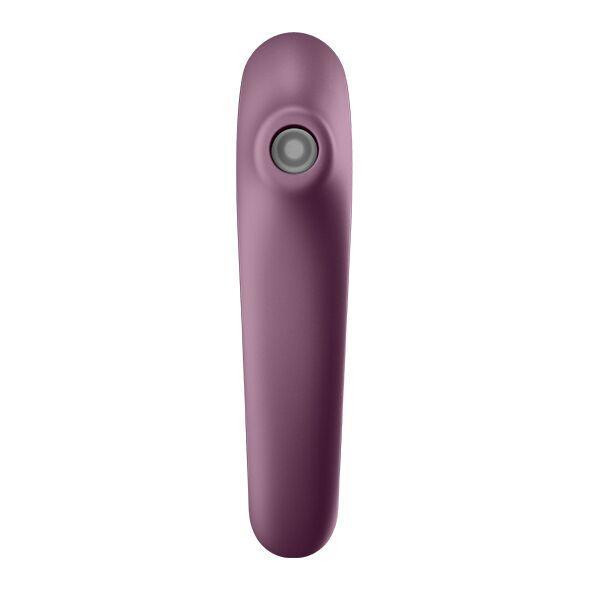 Вакуумный стимулятор с вибрацией Satisfyer Dual Kiss Wine Red Sex Aura Киев - изображение 2