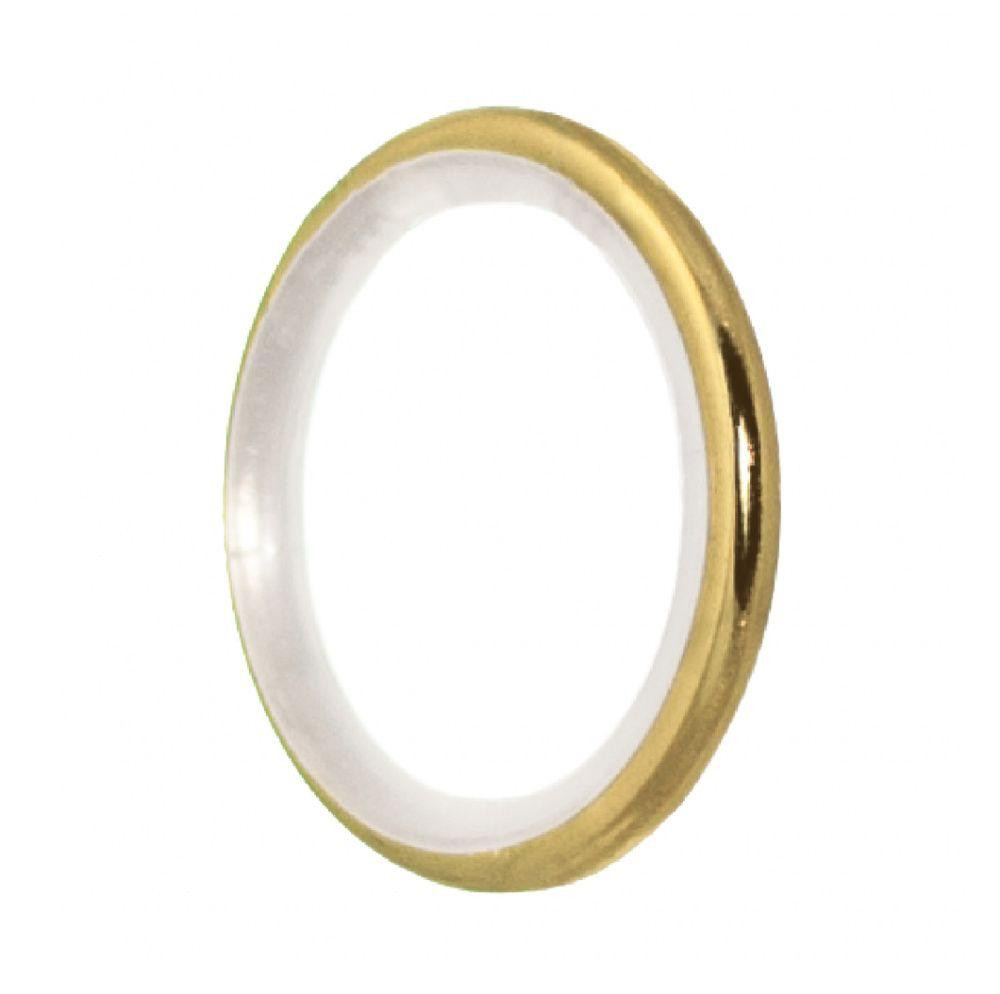 Кільце для карнизу Orvit 25 мм Тихохідне металеве (35 х 42) х 3,5 мм ЗОЛОТО Львів - фото 1