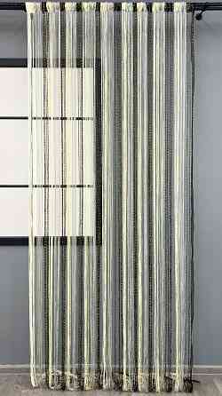 Штори-нитки з люрексом Молочний з сірим і чорним 300х300см 1 шт (61-120) Київ