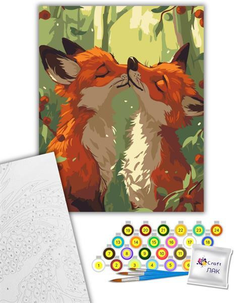 Картина за номерами ArtCraft Ніжні лисички 40х50 см (11690-AC) Харьков - изображение 1